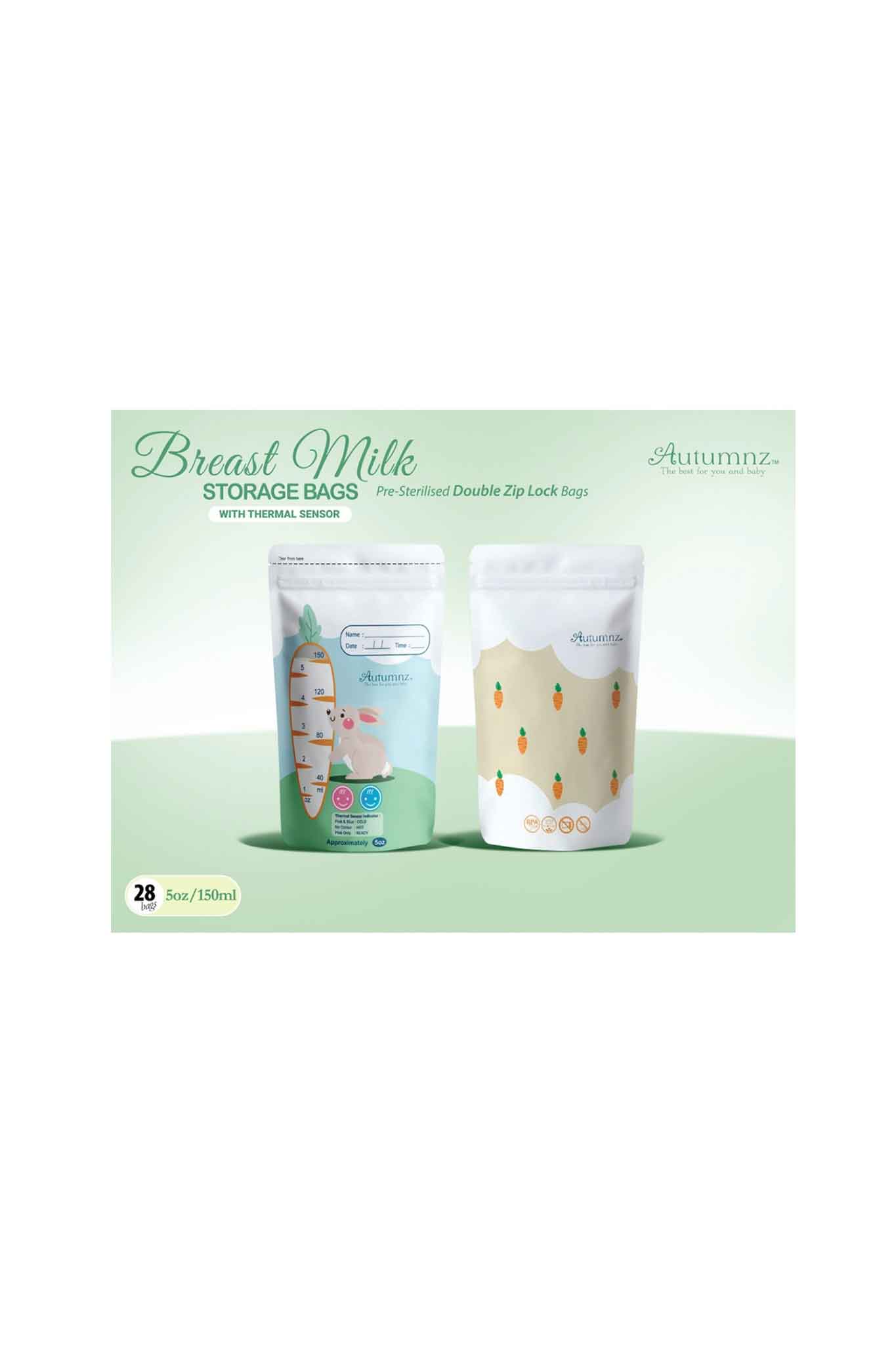 Autumnz Breastmilk Storage Bag 28 Pack - Image 6