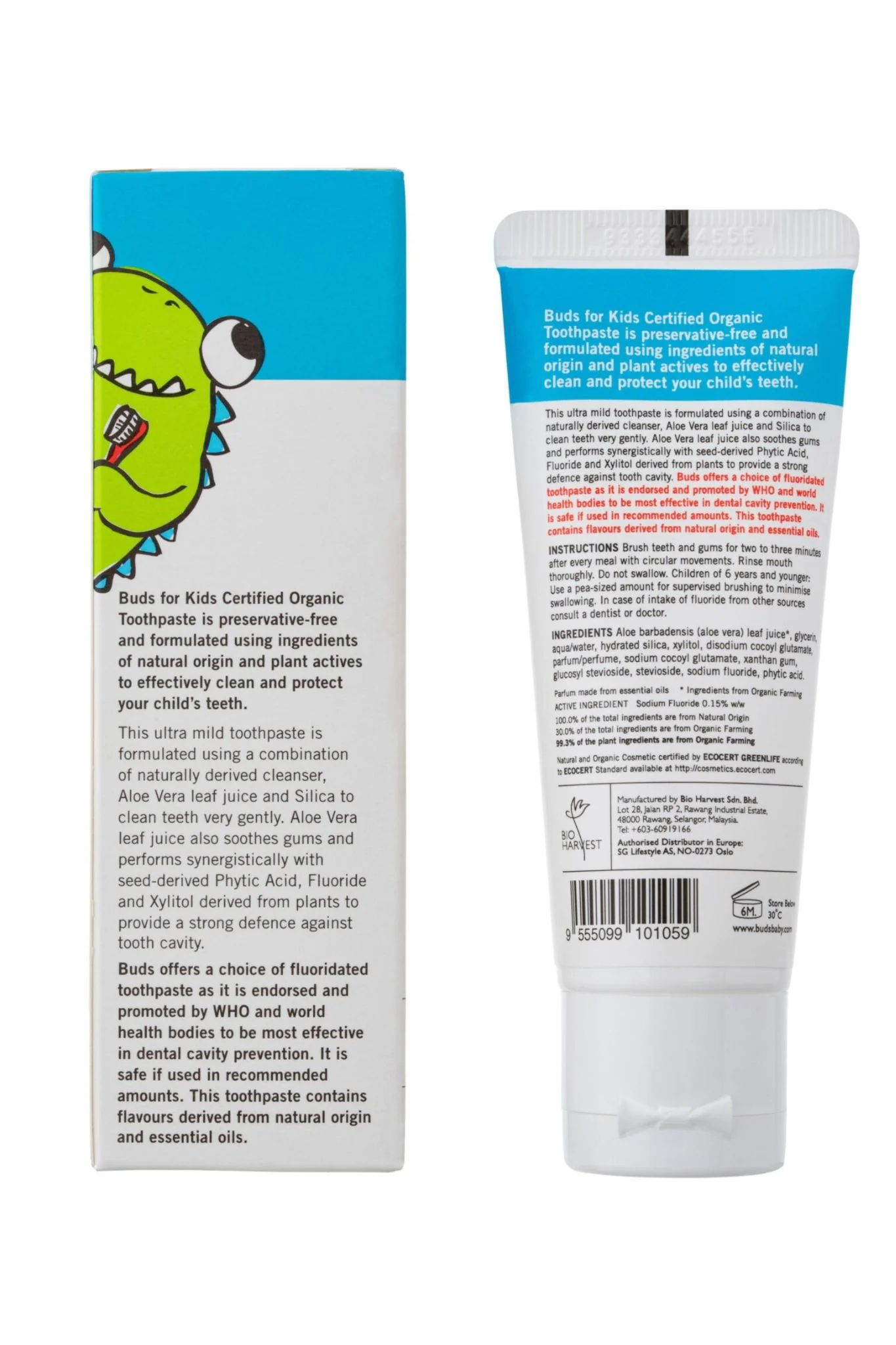Buds Toothpaste with Flouride 50ml - Image 8