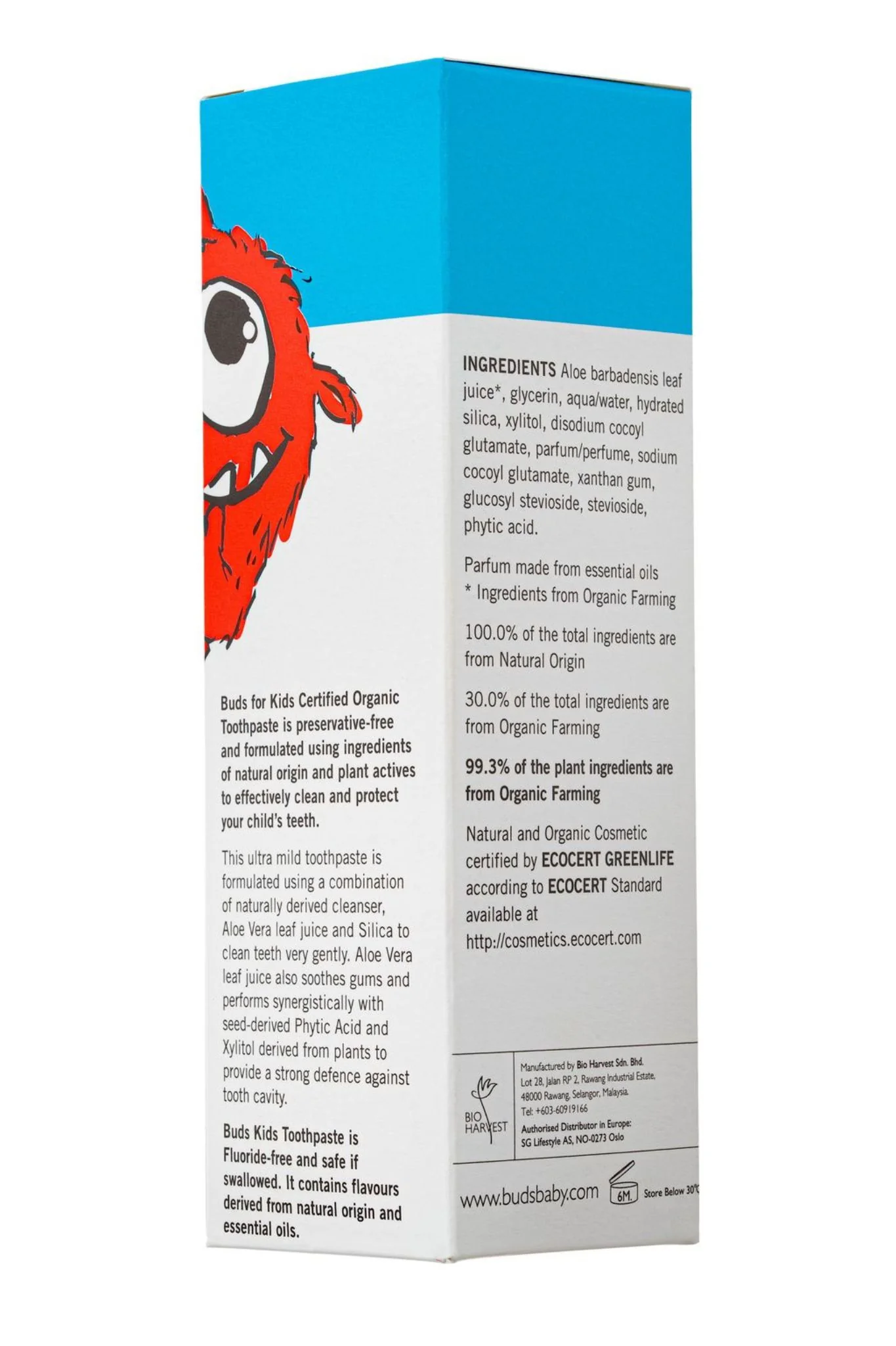 Buds Toothpaste with Xylitol 50ml - Image 28