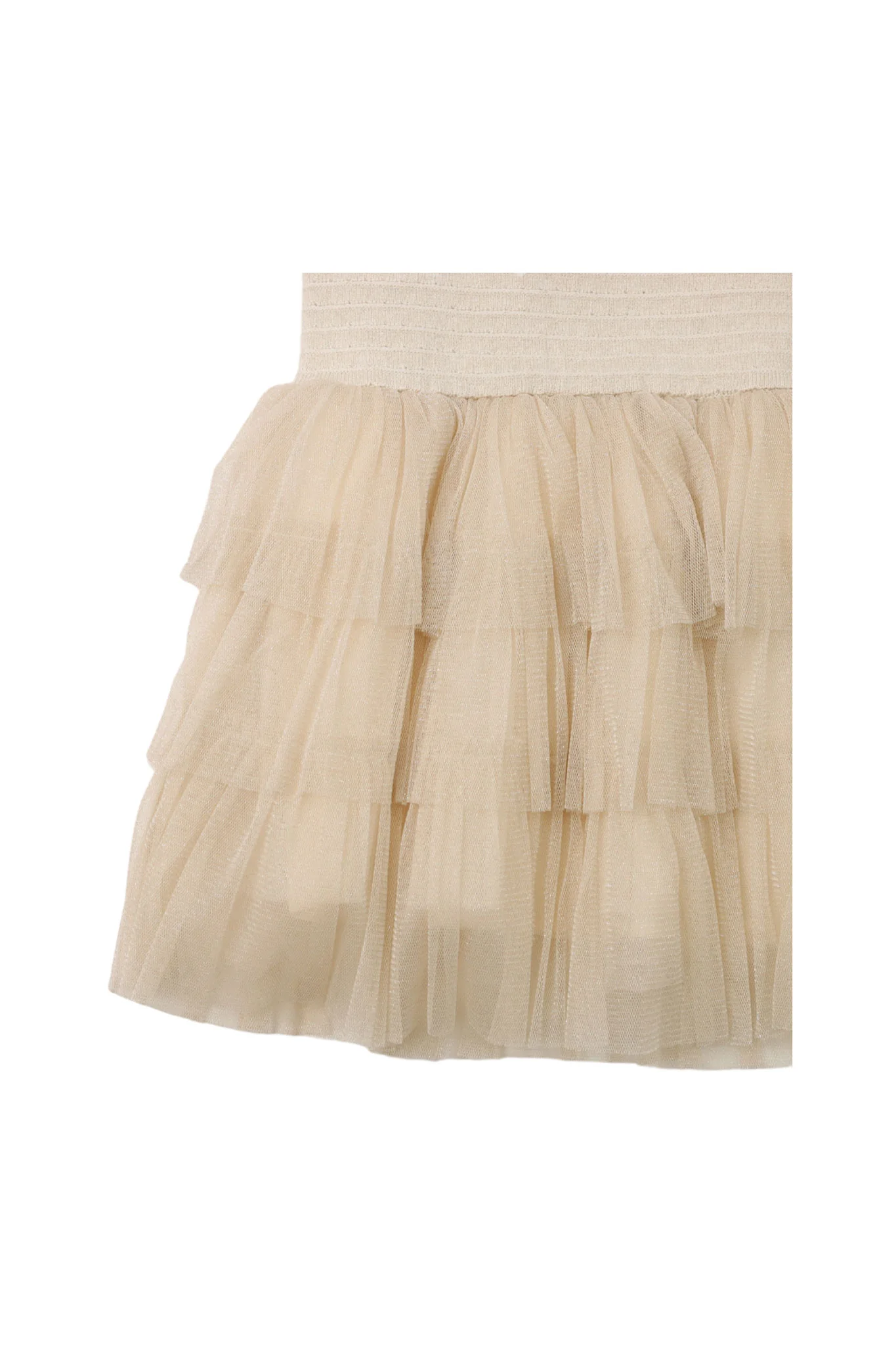 Gingersnaps Ruffle Sleeve Knit Dress with Tier Tulle Skirt - Image 58
