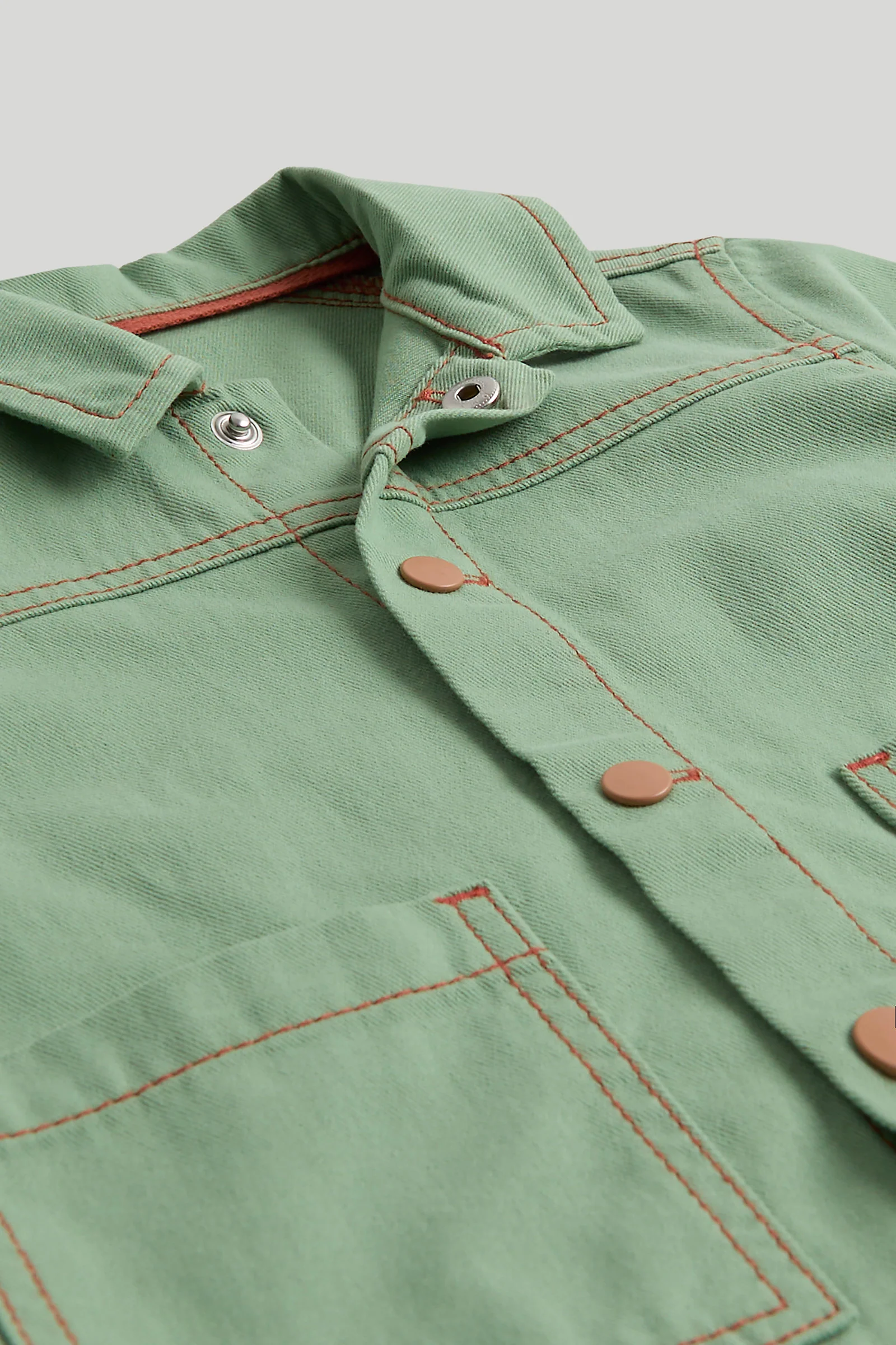 Mothercare Green Cotton Shirt - Image 3