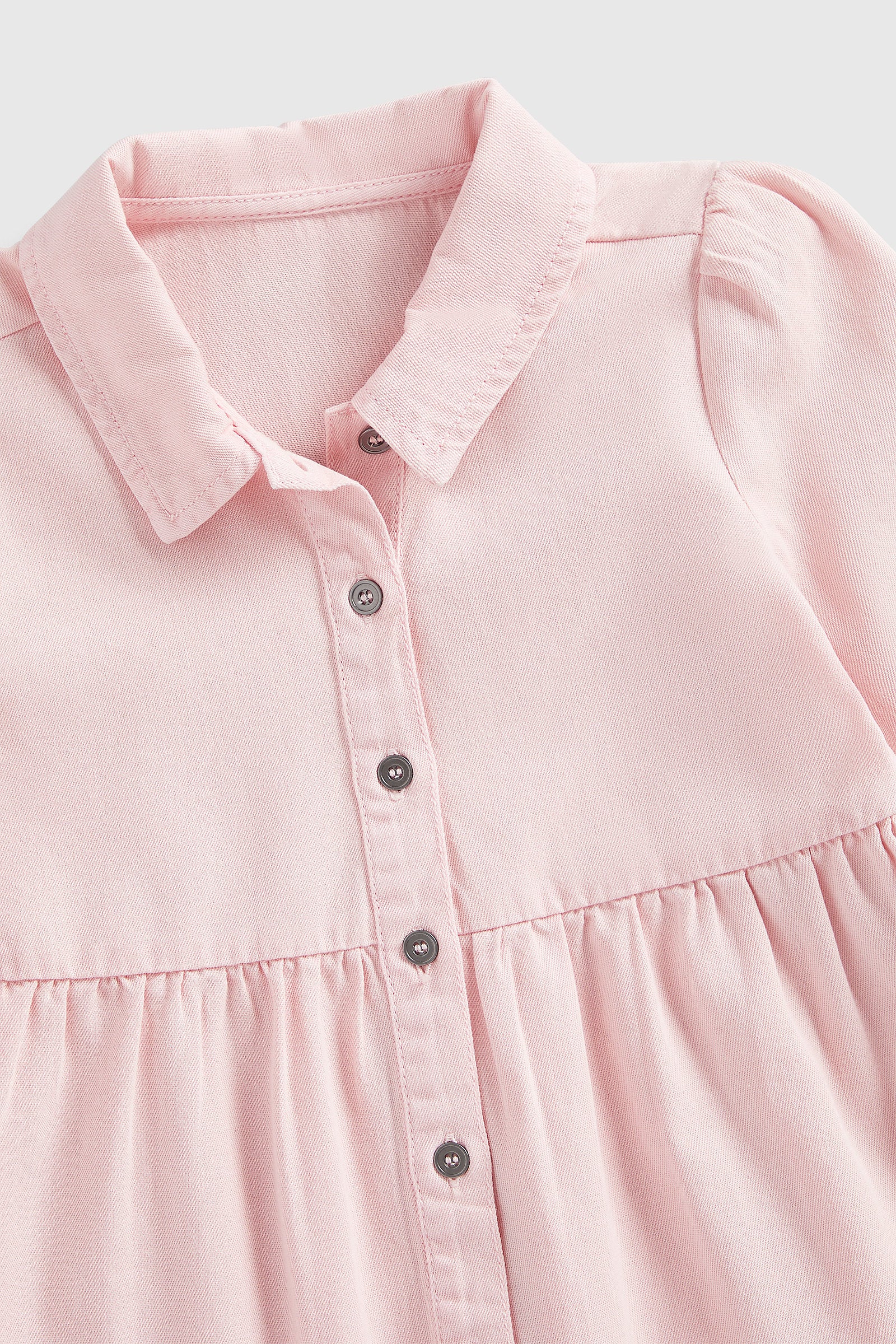 Mothercare Pink Denim Dress - Image 3
