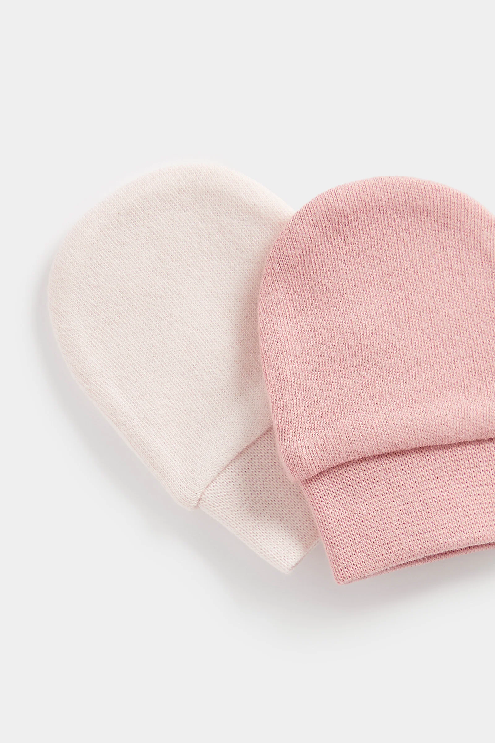 Mothercare My First Pink Baby Hats and Mitts - 2 Pack - Image 3