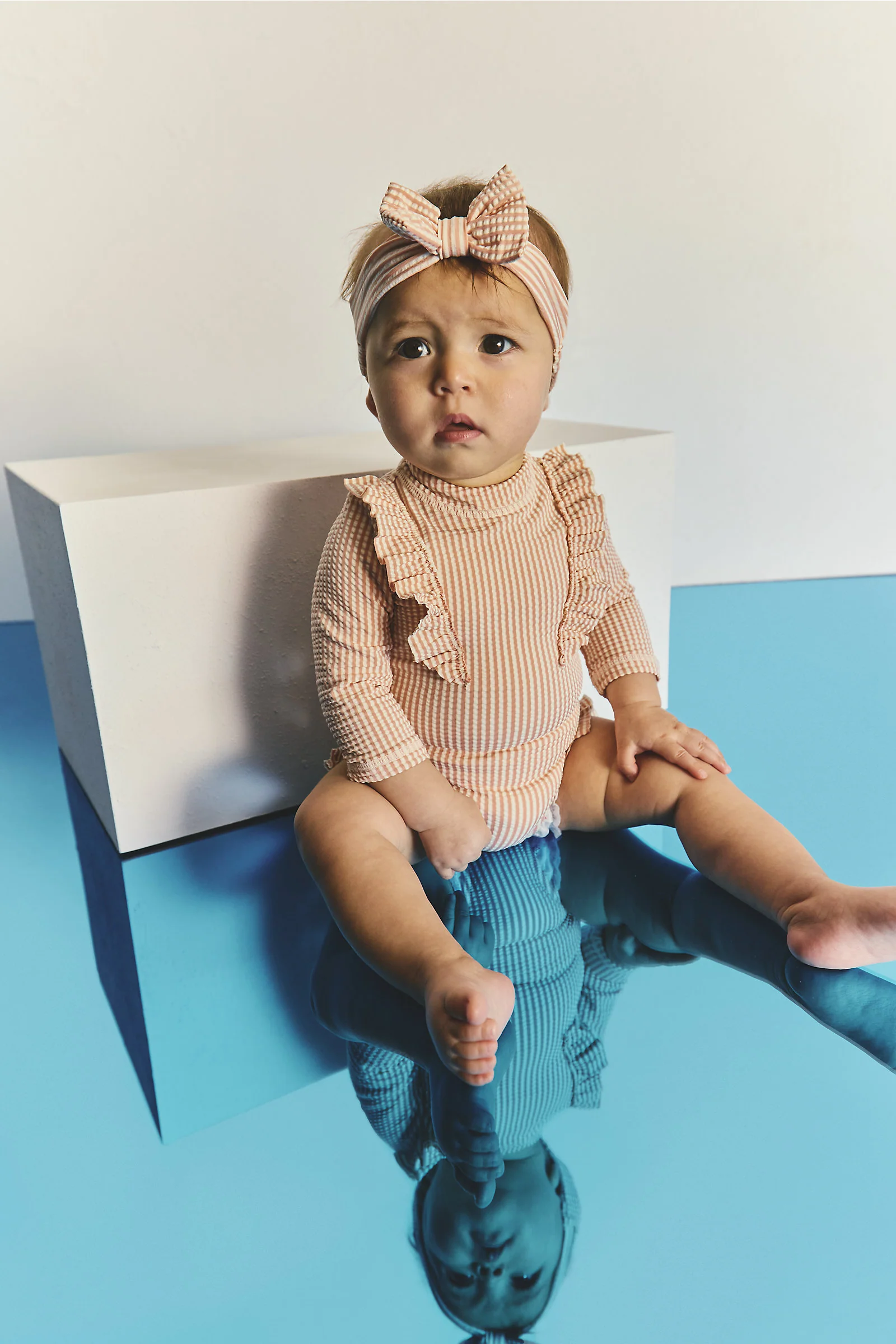 Mothercare Sunsafe UPF50+ Swimsuit and Headband - Image 5