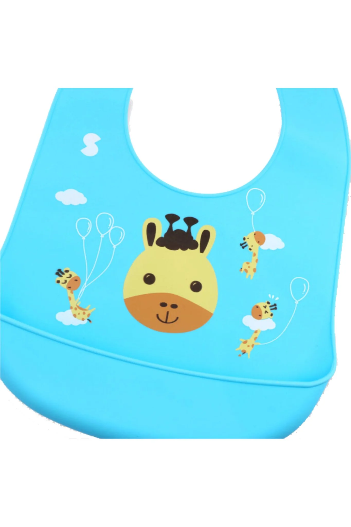 Snapkis Oh-So-Soft Silicone Bib - Bino The Giraffe - Image 3