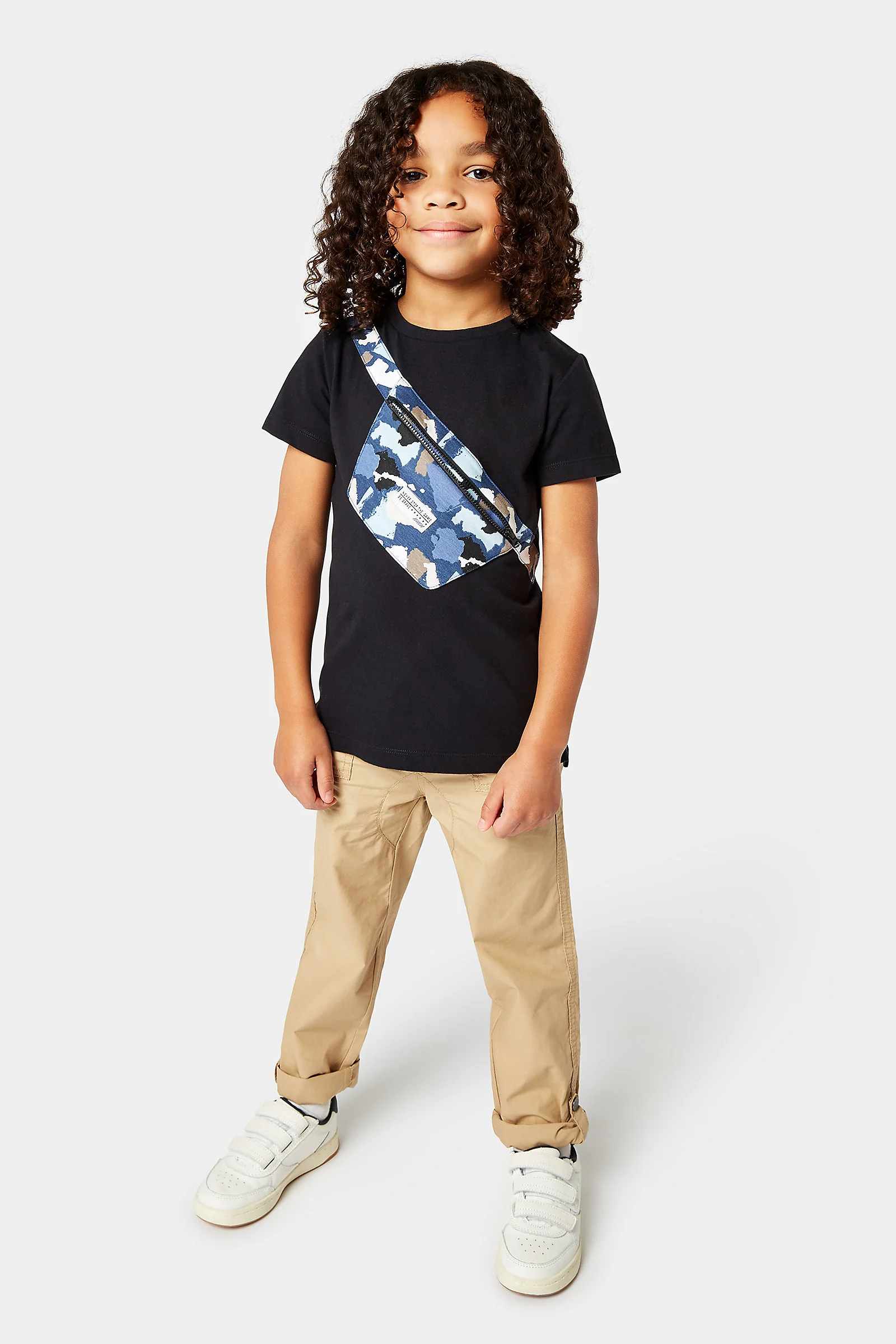 Mothercare Tan Poplin Roll-Up Trousers - Image 5